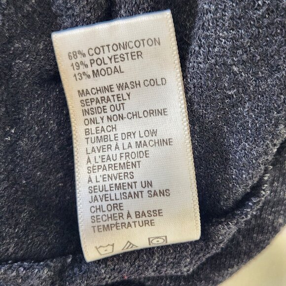 James Perse Dress Size 1 Small Black Raglan Long Sleeve Cowl Neck Sheath - Picture 10 of 10